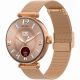 3. Smartwatch Gravity Rose Gold White 2 Straps GT26-2
