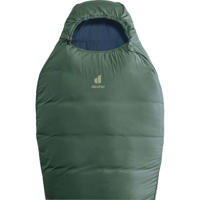 3. Deuter Orbit SL +5C/41F Adult Mummy Sleeping Bag Fabric, Polyethylene Sulfone (PES), Ripstop Green