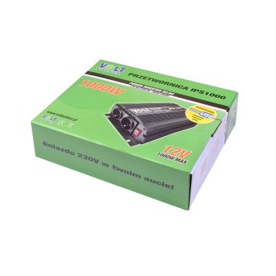 VOLT CONVERTER VOLT POLSKA IPS-1000 12V / 230V 700/1000 W