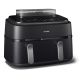 Philips 5000 series NA551/00 fryer Double 9 l Autonomous 2750 W Hot air fryer Black, Silver