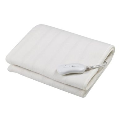 3. ESPERANZA ELECTRIC BLANKET SATIN WHITE EHB002