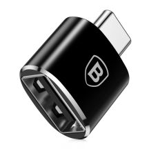 Baseus Mini USB-A to USB-C OTG Adapter - Black
