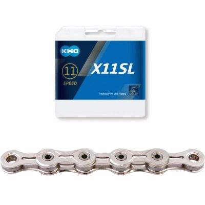 KMC Chain X11' SL 118 Links Silver Box