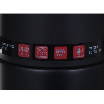 2. ZWILLING Thermos with mug 1 ltr black