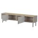 2. FELLINI TV cabinet 200x40x52 cashmere + oiled oak top