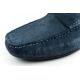 6. Wrangler men's shoes Maifield Suede moccasins, navy blue