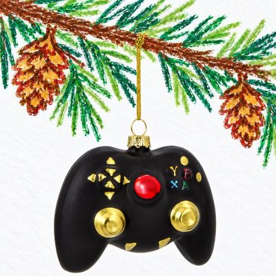5. Glass Game Controller Christmas Ornament PAD MICA