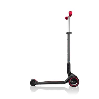 11. Globber Master Prime 3-Wheel Scooter / Black - New Red 664-102
