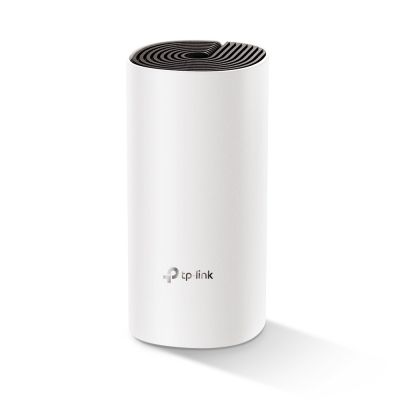 TP-Link Deco E4 (1-pack) Dual-band (2.4 GHz/5 GHz) Wi-Fi 5 (802.11ac) White, Gray Indoor