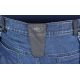 5. DENIM WORK TROUSERS WITH CORDURA REINFORCEMENTS, NAVY BLUE, SIZE M