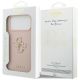 8. Guess Grained Big 4G & Classic Logo Case for iPhone 17 Pro Max - Pink