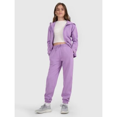 4. Girls' jogger sweatpants 4F 4FJRAW25TTROF1616-51S