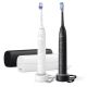 13. Philips 7100 HX7429/02 sonic toothbrush, for adults, Sonic toothbrush, Daily care, Gum protection, Gentle, Whitening, 62000 movements per minute, Black, White, 2 min, 4 x 30 sec