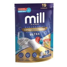 MILL CLEAN&SHINE ULTRA dishwasher capsules 19 pcs. 3K. D
