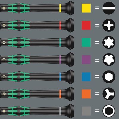 7. Wera 05073675001 Hand Screwdriver Set