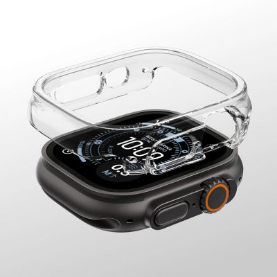 10. AmazingThing Minimal Protective Case for Apple Watch UItra 3 49mm - Transparent