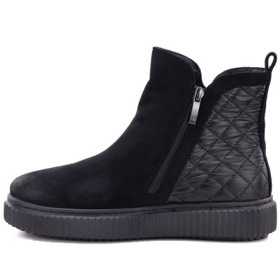 3. Women's insulated black ankle boots Potocki Z25-JE19365