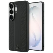 Mercedes Laurel Leaves Vertical Stripes MagSafe Case for Samsung Galaxy S26 Ultra - Black