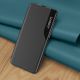 8. Eco Leather View Case case for Samsung Galaxy A14 with a flip stand black