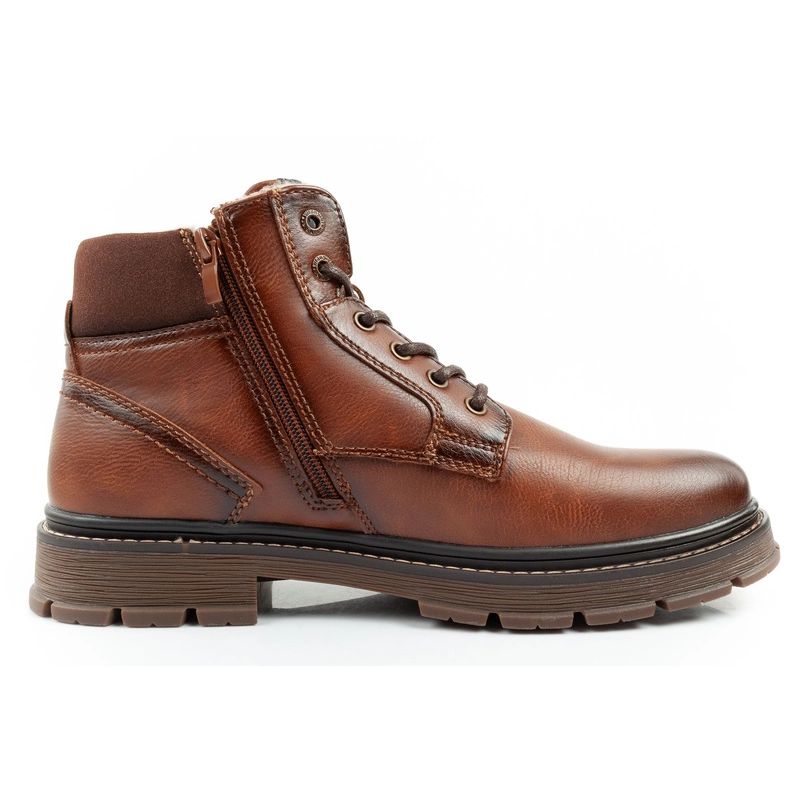 4. Wrangler Noah men's boots, Chelsea boots, elegant, insulated, brown
