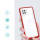 2. Clear 3in1 Case for Samsung Galaxy A42 5G Frame Gel Cover Red