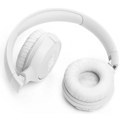 3. JBL TUNE 520 BT headphones (white, wireless, on-ear)