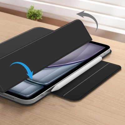 5. Tech-Protect Smartcase Magnetic for iPad Air 13” 2024 / 2025 - Black