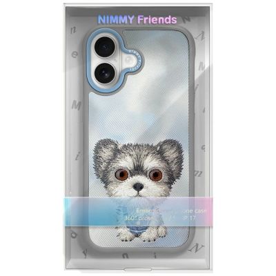 9. Nimmy Big Eyed Pet 2.0 Dog Case for iPhone 17 - Gray