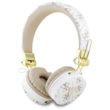 Guess Bluetooth ENC GUBH70E4PTMH on-ear headphones white 4G Triangle Round Shape