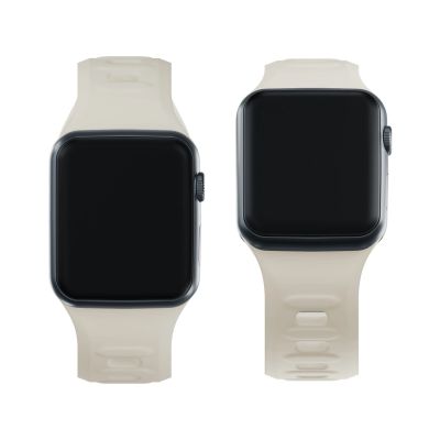 14. 3mk Silicone Watch Strap for Apple Watch 38/40/41 mm - white