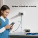 40. UNITEK 2X GAN 45W CHARGING UNIT, 2XUSB-C PD 3.0, QC, BLACK