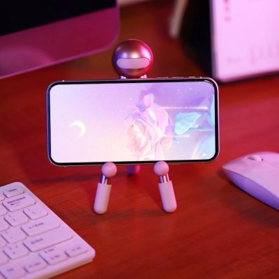 14. Stoyobe phone tablet holder stand pink (HF-One pink)