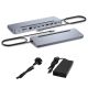 5. i-tec C31FLAT2PDPRO100W wired USB 3.2 Gen 1 (3.1 Gen 1) Type-C docking station, Silver