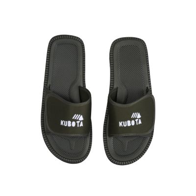 14. Kubota Velcro flip-flops khaki K0000-100-005-19-1