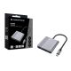 4. Conceptronic DONN13G Docking Station Wired USB 3.2 Gen 1 (3.1 Gen 1) Type-C Gray