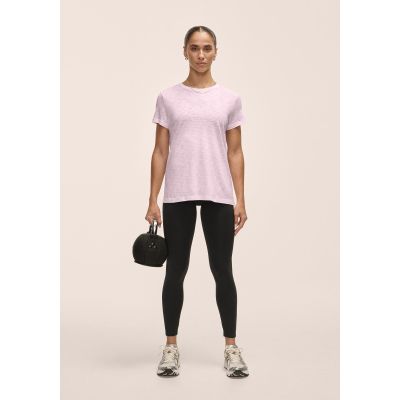 4. CASALL Soft Texture Tee for Women, Pink