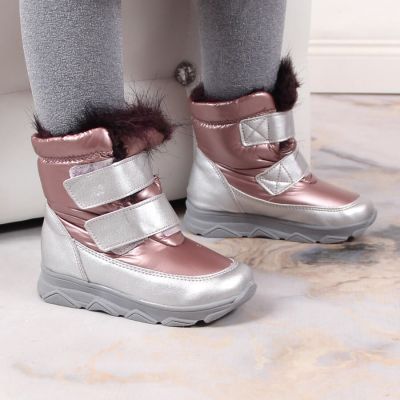 12. Kornecki Jr KOR6895B Waterproof Velcro Membrane Snow Boots