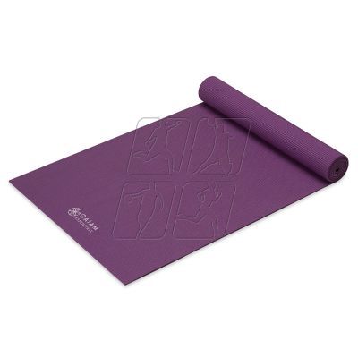 3. Gaiam Essentials 6 mm Yoga Mat with strap 63313