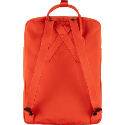 2. Fjallraven Re-Kanken backpack - flame orange