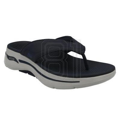 3. Skechers Go Walk Arch Fit San M 229022-BKGY Flip-Flops