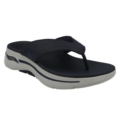 3. Skechers Go Walk Arch Fit San M 229022-BKGY Flip-Flops