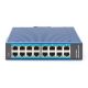 17. Industrial switch 16x 1000Base-TX DIN extended temperature range