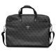Guess Saffiano 4G Triangle Logo bag for a 16'' laptop - black