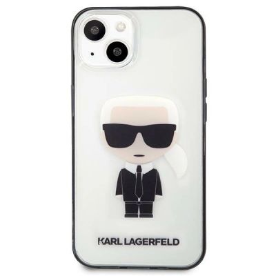 3. Karl Lagerfeld Iconik Karl Case for iPhone 13 mini - Transparent