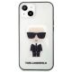 3. Karl Lagerfeld Iconik Karl Case for iPhone 13 mini - Transparent