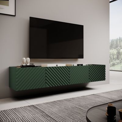 4. 4D TV cabinet ONDA 200x40xH54.35 green (standing or hanging)