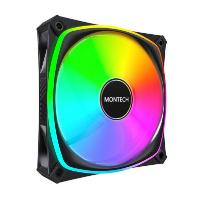 9. Montech RX120 PRO Computer Case Fan 12 cm White 3 pcs.