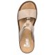 12. Comfortable Rieker W RKR681 beige flip-flops