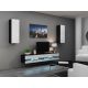 9. TV cabinet VIGO NEW '140' 30/140/40 black/white flat