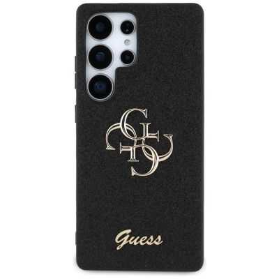 3. Guess Fixed Glitter Big 4G Metal Logo case for Samsung Galaxy S25 Ultra black